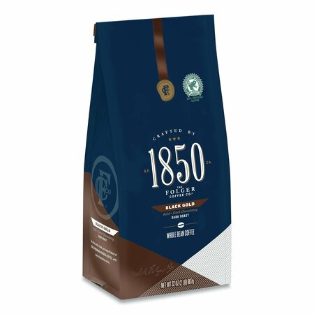 1850 Coffee, Black Gold, Dark Roast, Whole Bean, 2 lb Bag SMU21522